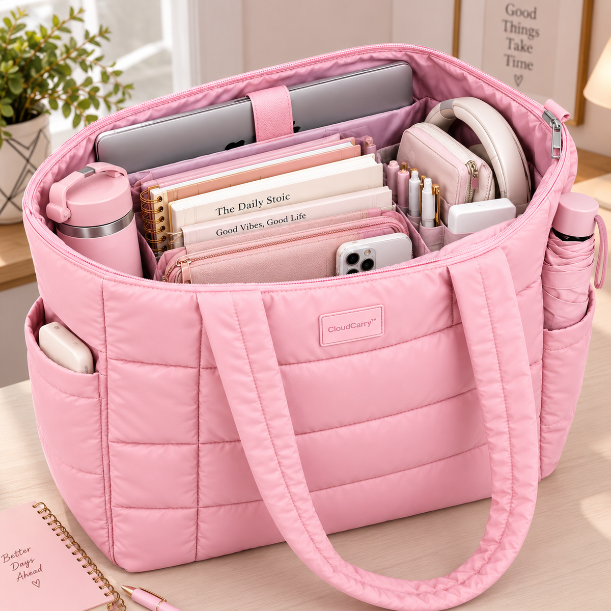 CloudCarry™ — The Everyday Puffy Tote